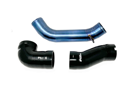 Torque Solution 2022+ Subaru WRX Titanium Intake Pipe Kit (Burnt Blue) - TS-SU-813BU