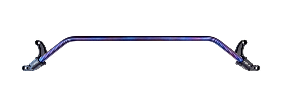 Torque Solution Subaru 08-21 WRX/STI Strut Brace - Titanium Burnt Purple / Blue - TS-SU-866-PR