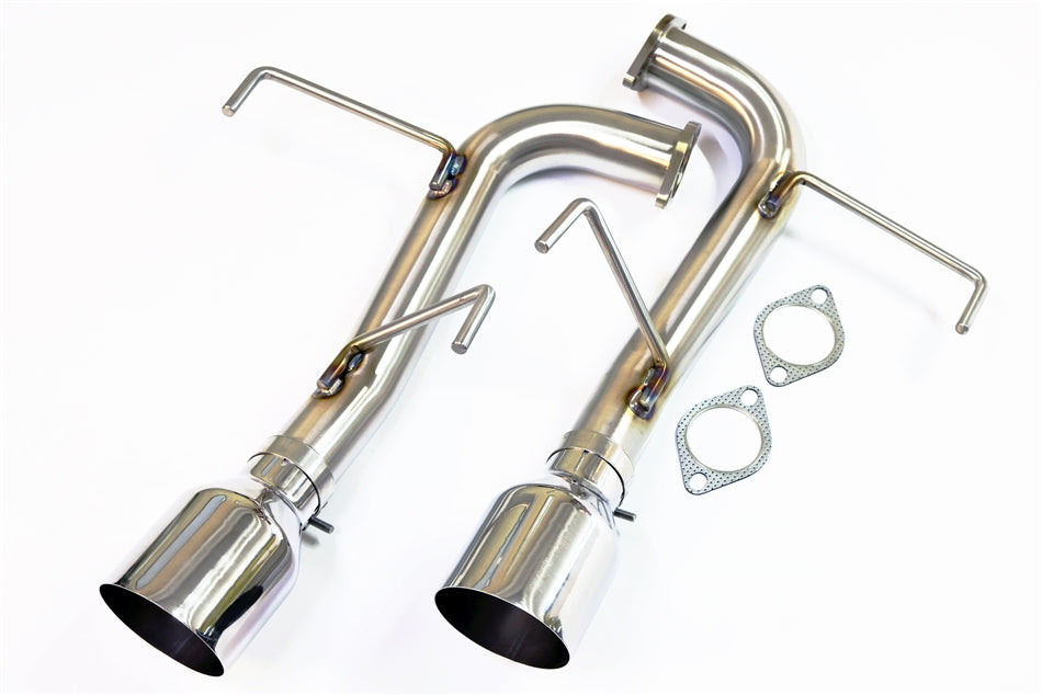 Torque Solution Stainless Axle Back Exhaust: Subaru WRX 15-25 / STI 15-21 - TS-SU-883-S