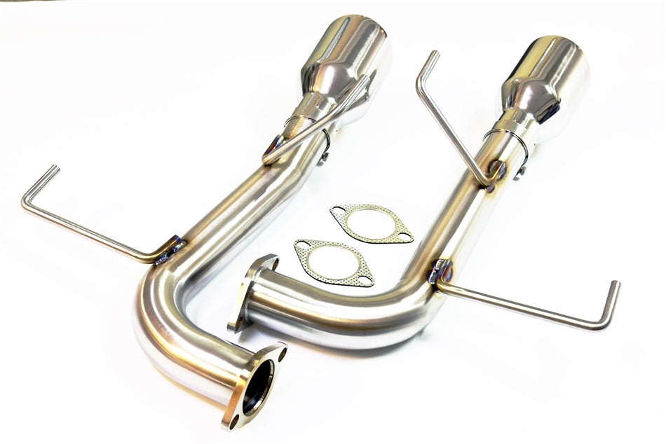 Torque Solution Stainless Axle Back Exhaust: Subaru WRX 15-25 / STI 15-21 - TS-SU-883-S