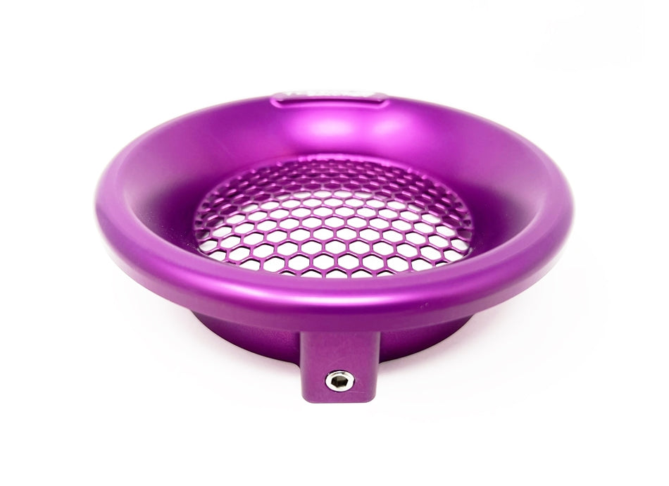 Torque Solution Billet Turbo Velocity Stack Shield For 4in Inlet - Purple - TS-VS-740-PR