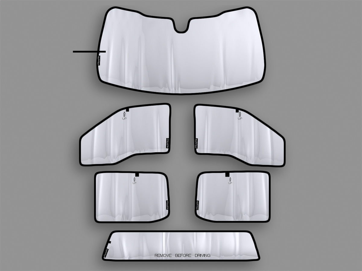 Weathertech - WeatherTech® SunShade Full Vehicle Kit - 6 pc. for F-150 / F-250 / F-350 / F-450-Super-Duty - TS0034K2