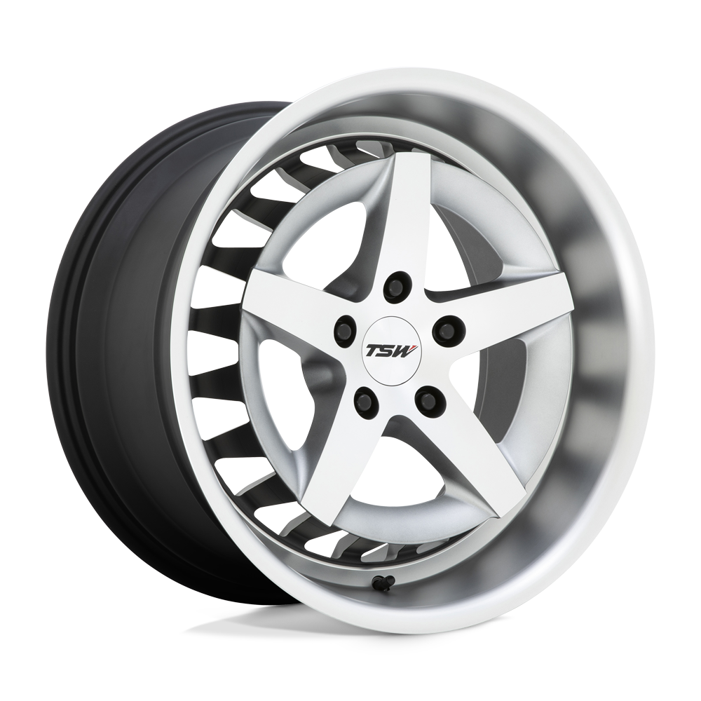 TSW Degner 18X10 5X112 +25MM Matte Titanium W/ Machined Fc