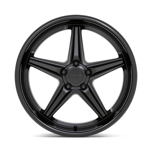 TSW Launch 19X8.5 5X114.3 +20MM Matte Black W/ Gloss Black Lip