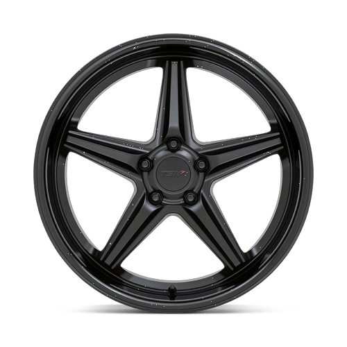 TSW Launch 19X9.5 5X120 +20MM Matte Black W/ Gloss Black Lip
