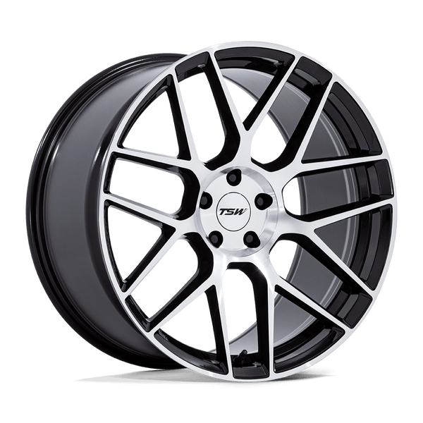 TSW Tw002 Lasarthe 18X10.5 5X112 +35MM Gloss Black Machined