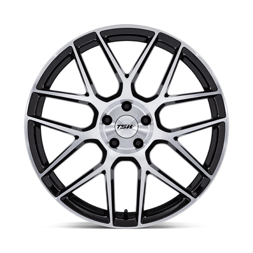 TSW Tw002 Lasarthe 17X8 5X120 +35MM Gloss Black Machined