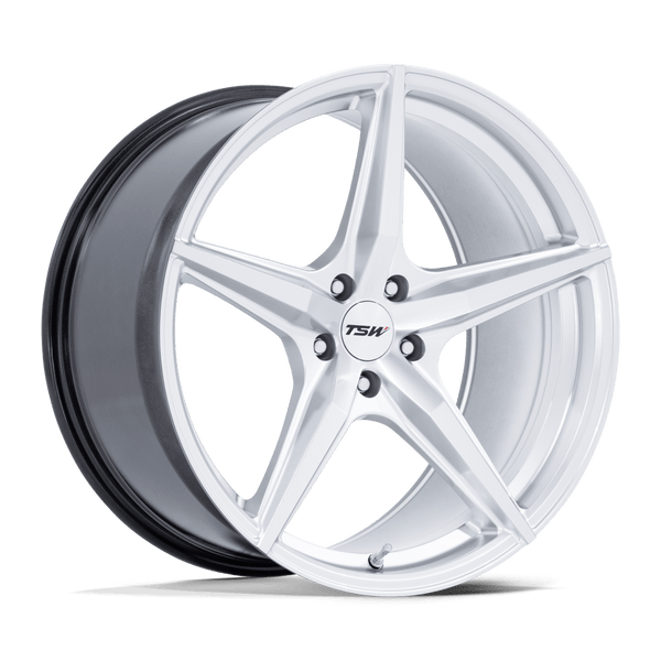 TSW Tw007 Esprit 20X9 5X112 +27MM Hyper Silver W/ Machined Face