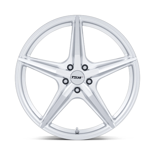 TSW Tw007 Esprit 18X9.5 5X112 +22MM Hyper Silver W/ Machined Face