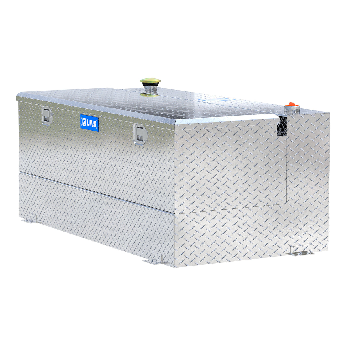 UWS TT-100-COMBO 100-Gallon Combo Bright Aluminum Transfer Tank