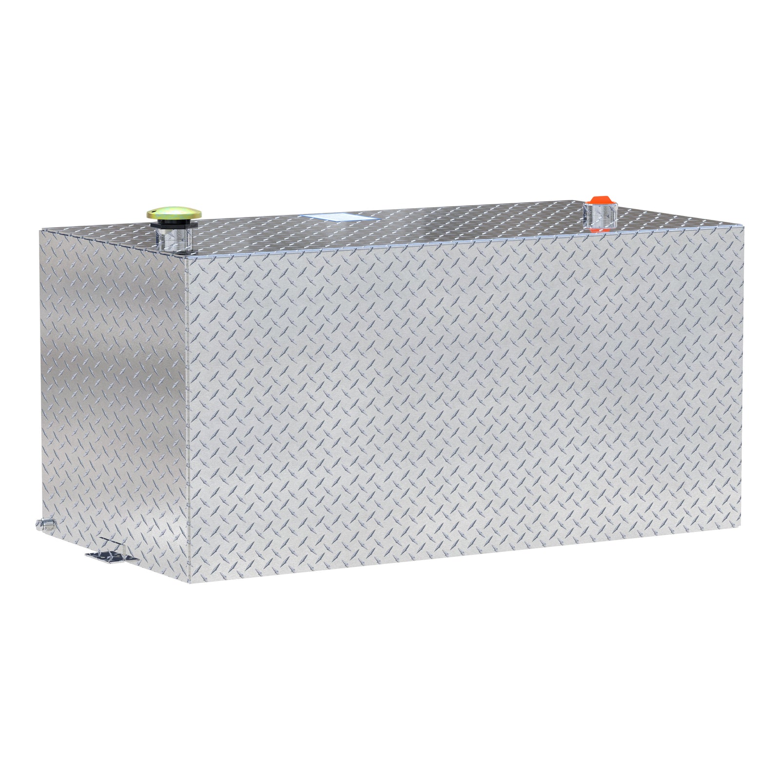 UWS TT-100-RT-T-P 100-Gallon Rectangle Bright Aluminum Transfer Tank
