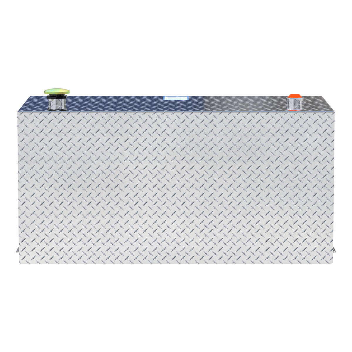 UWS TT-100-RT-T-P 100-Gallon Rectangle Bright Aluminum Transfer Tank