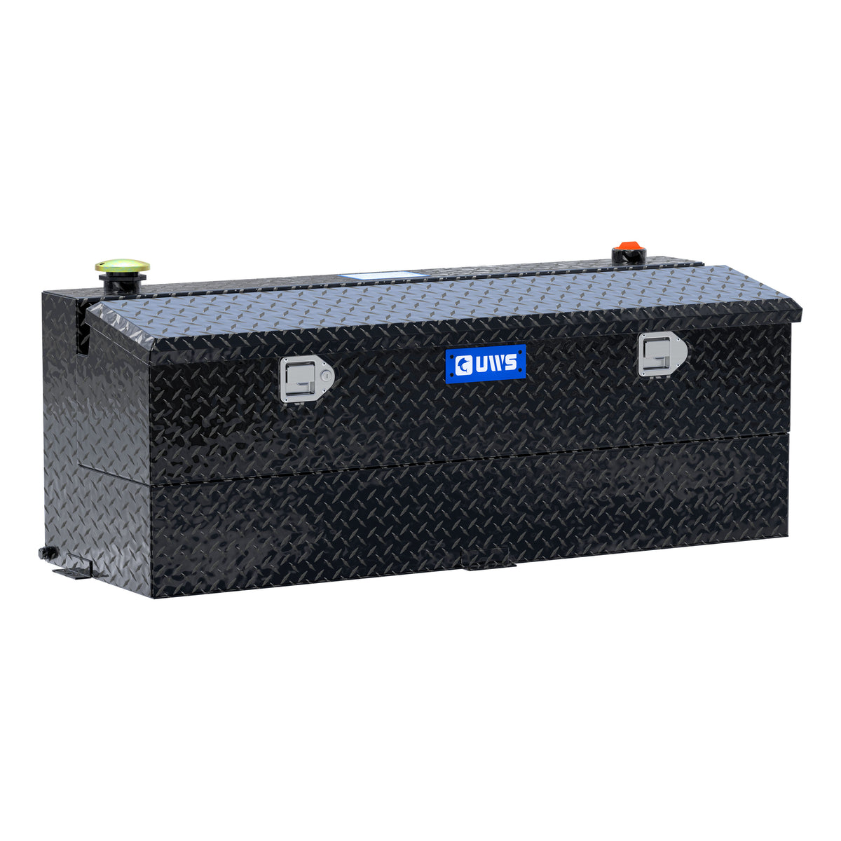 UWS TT-45-COMBO-BLK Gloss Black 45-Gallon Combo Aluminum Transfer Tank