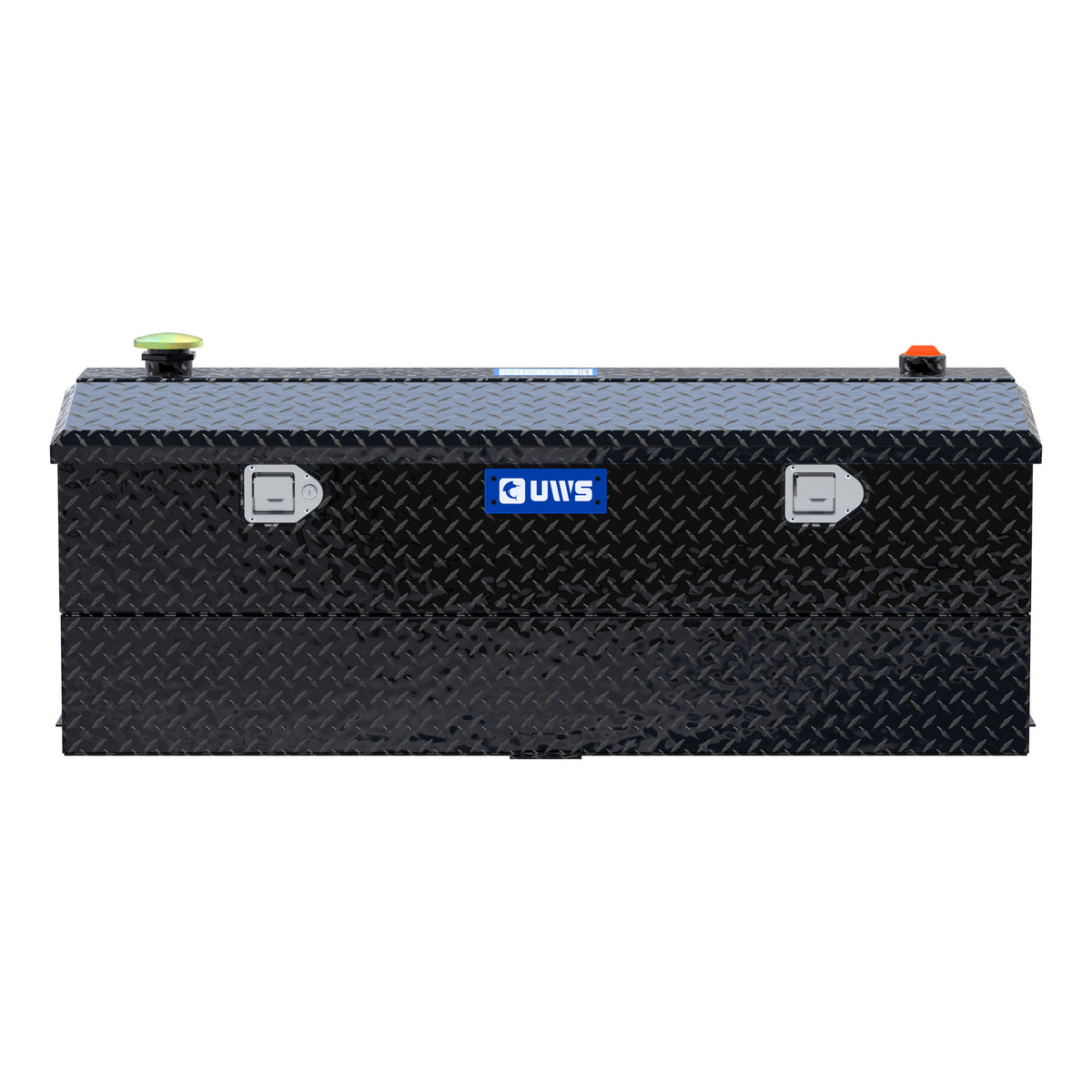 UWS TT-45-COMBO-BLK Gloss Black 45-Gallon Combo Aluminum Transfer Tank