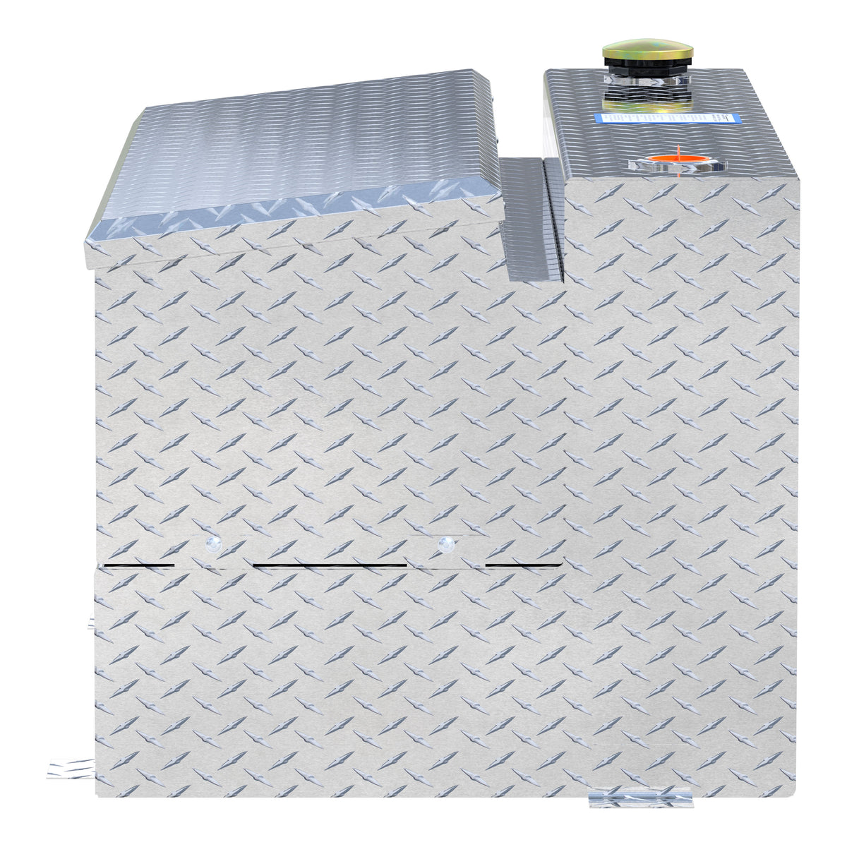 UWS TT-75-COMBO 75-Gallon Combo Bright Aluminum Transfer Tank
