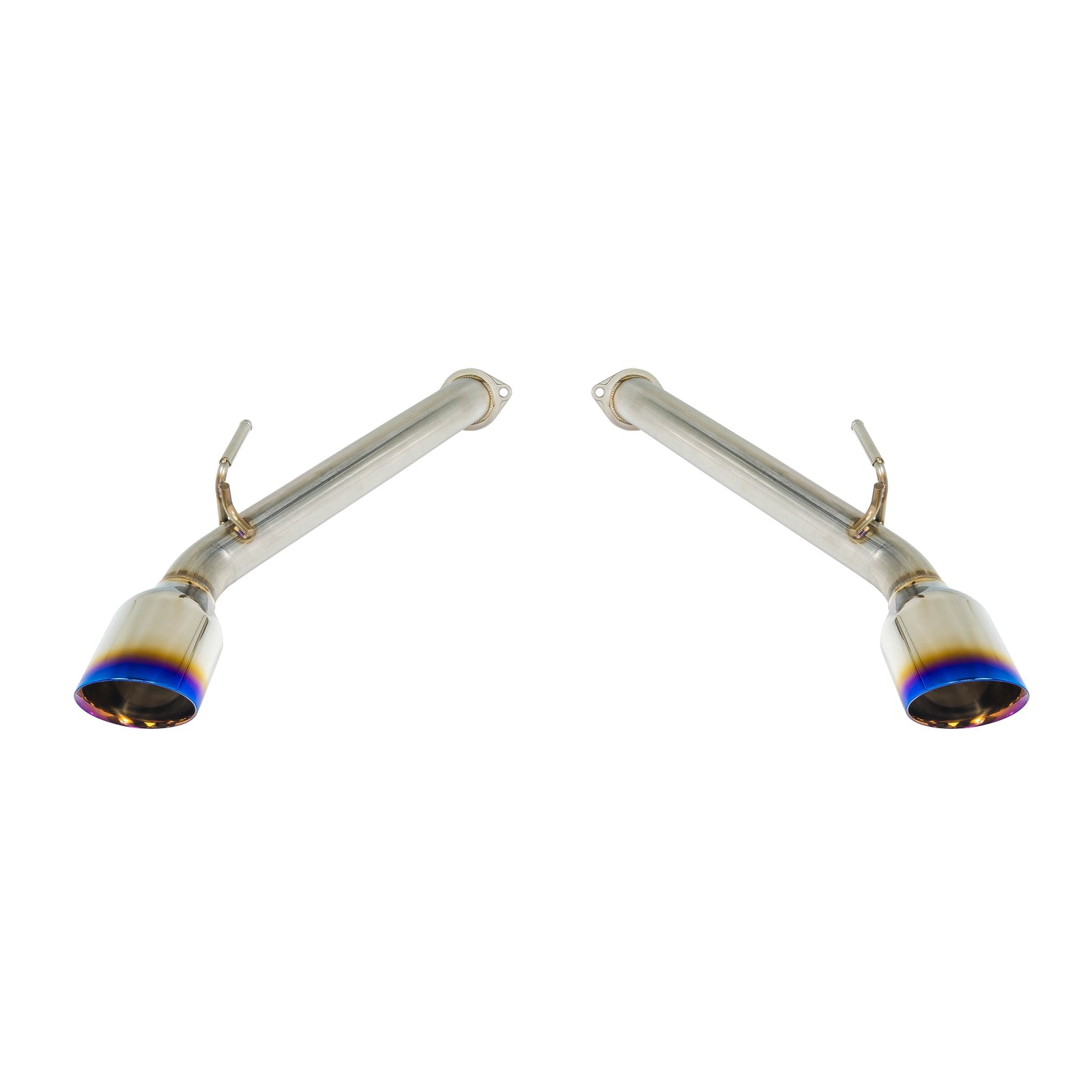 Remark 2017+ Infiniti Q60 Axle Back Exhaust w/Burnt Stainless Double Wall Tip - RO-TTQ6-D