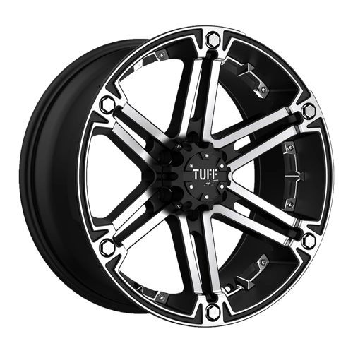 Tuff - TU T01 17X8 6X139 -13 108 F-blk MCH CHR