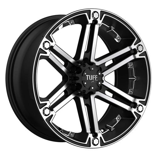 Tuff - TU T01 20X9 6X139 -13 108 F-blk MCH CHR