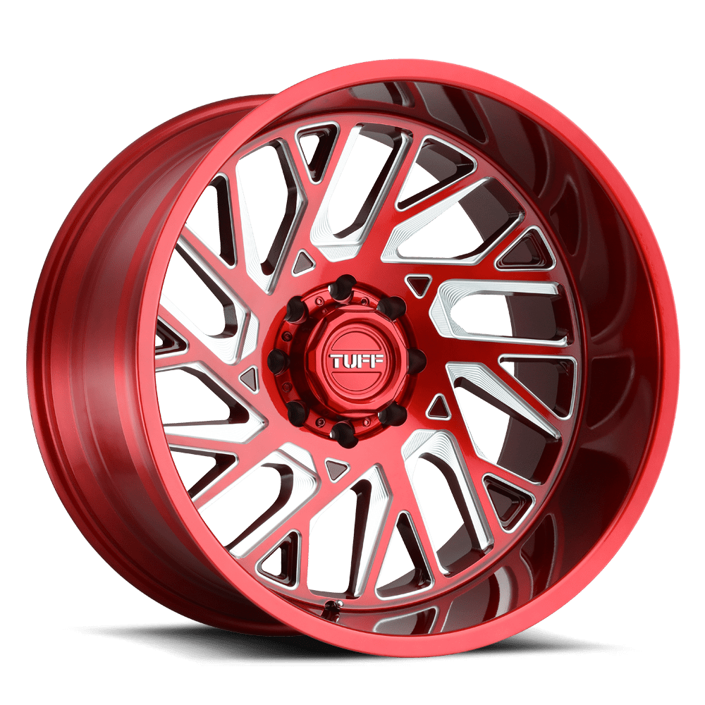 Tuff - TU T4B 22X12 8X165 -45 125 Cndy RED ML R