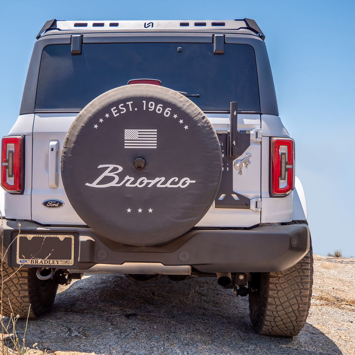 Turn Offroad 2021+ Ford Bronco Tailgate Flag Mount - EAF-M1 for 2021-2026 Ford Bronco - close-up