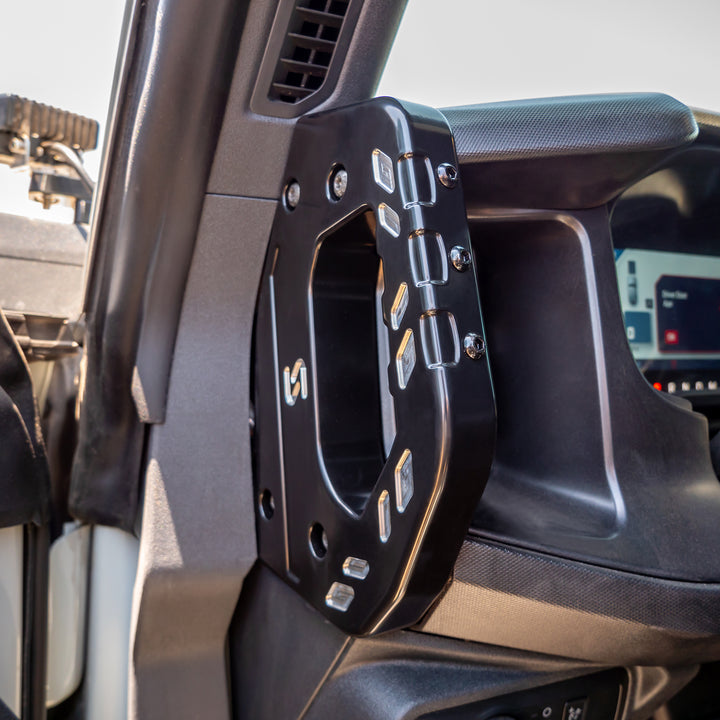 Turn Offroad 2021+ Ford Bronco Billet Dash Side Handles -Pair - IA4-SH for 2021-2026 Ford Bronco - close-up