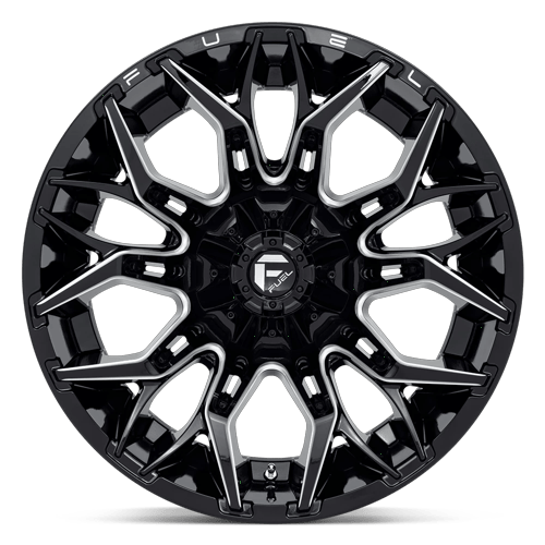 Fuel Off-Road D769 22X12 Gloss Black Milled 8x165.1 -44mm