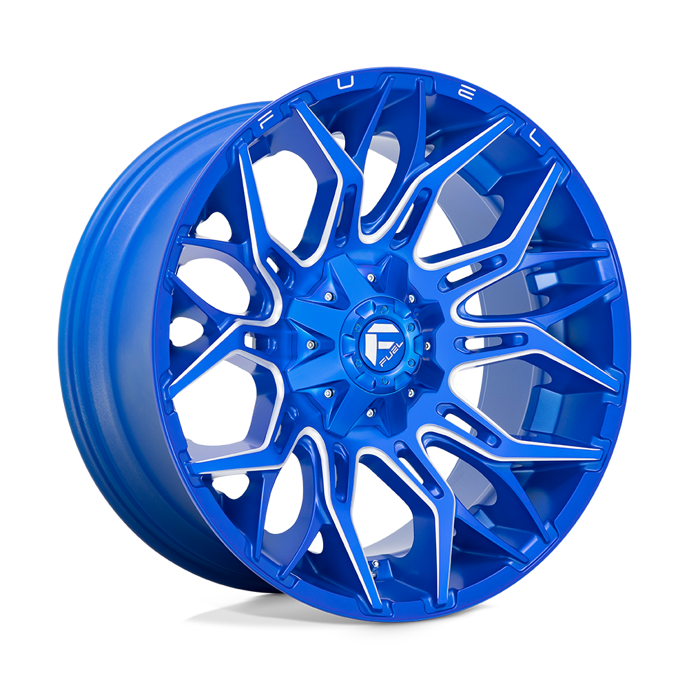 Fuel Off-Road D770 22X10 Anodized Blue Milled 8x180 -18mm