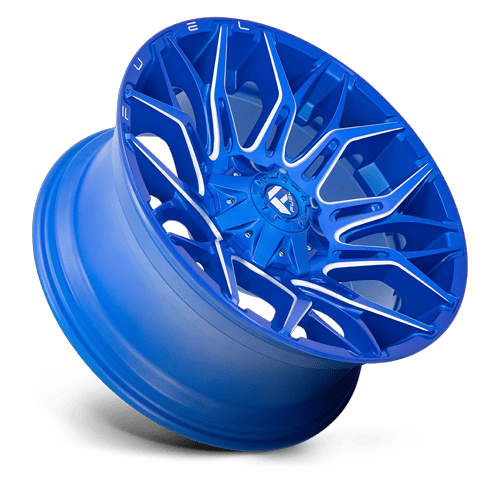 Fuel Off-Road D770 22X10 Anodized Blue Milled 8x170 -18mm