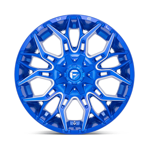 Fuel Off-Road D770 22X10 Anodized Blue Milled 8x180 -18mm