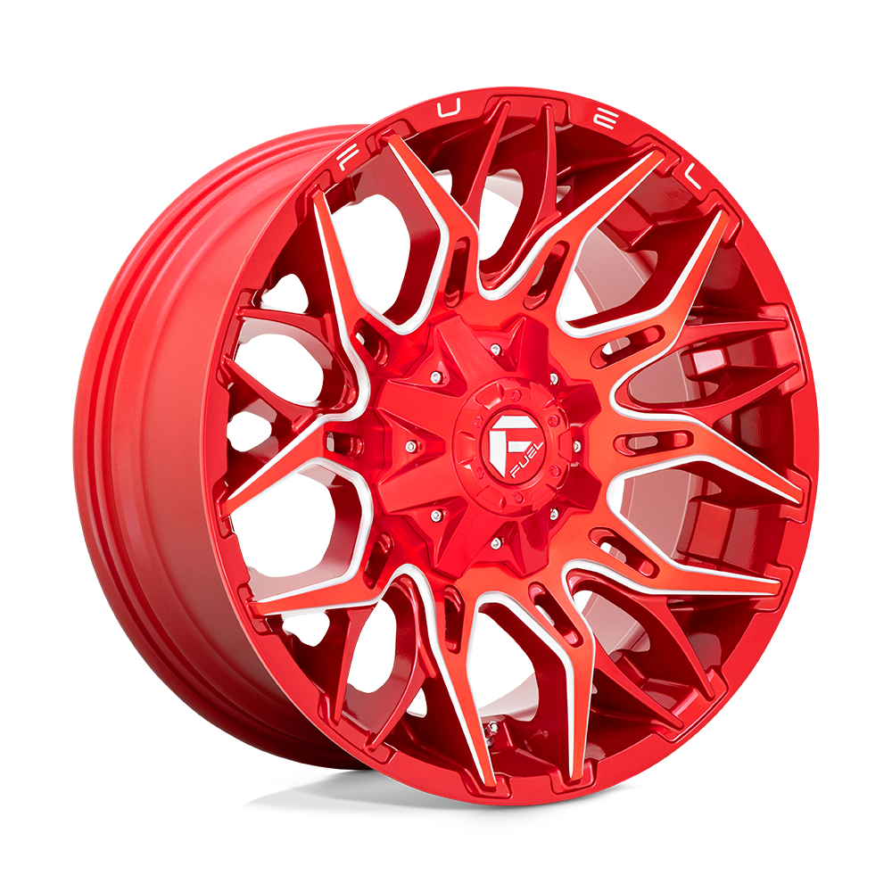 Fuel Off-Road D771 20X10 Candy Red Milled 8x180 -18mm