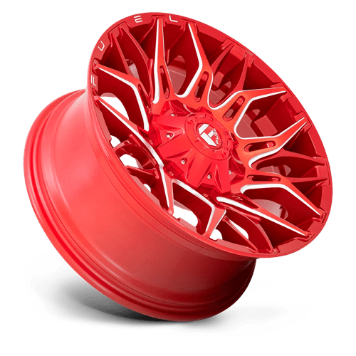Fuel Off-Road D771 20X9 Candy Red Milled 8x165.1 +1mm