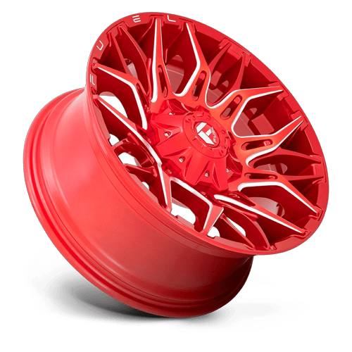 Fuel Off-Road D771 20X10 Candy Red Milled 8x180 -18mm