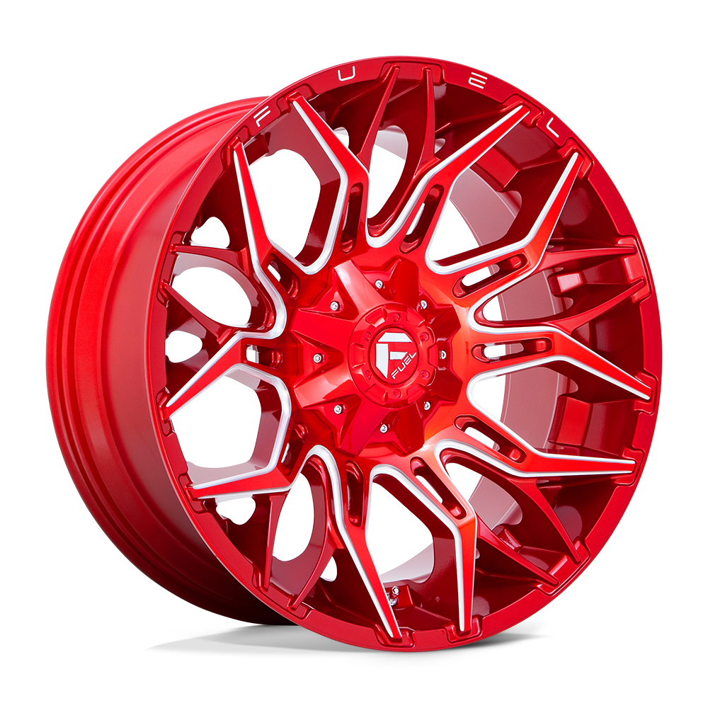Fuel Off-Road D771 22X10 Candy Red Milled 8x170 -18mm