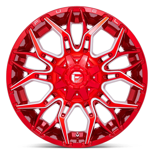 Fuel Off-Road D771 22X10 Candy Red Milled 8x180 -18mm