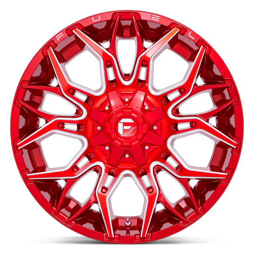Fuel Off-Road D771 22X10 Candy Red Milled 8x170 -18mm