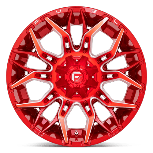 Fuel Off-Road D771 22X12 Candy Red Milled 5x139.7/150 -44mm