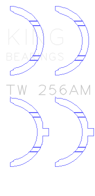 King Mazda JE/JE06/JE07 Thrust Washer Set of 2 - TW256AM