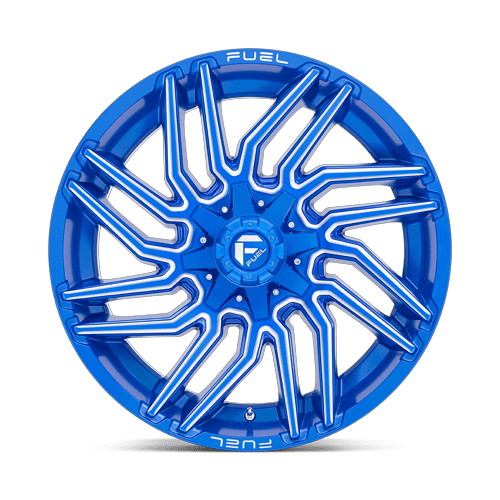 Fuel Off-Road D774 22X10 Anodized Blue Milled 8x170 -18mm