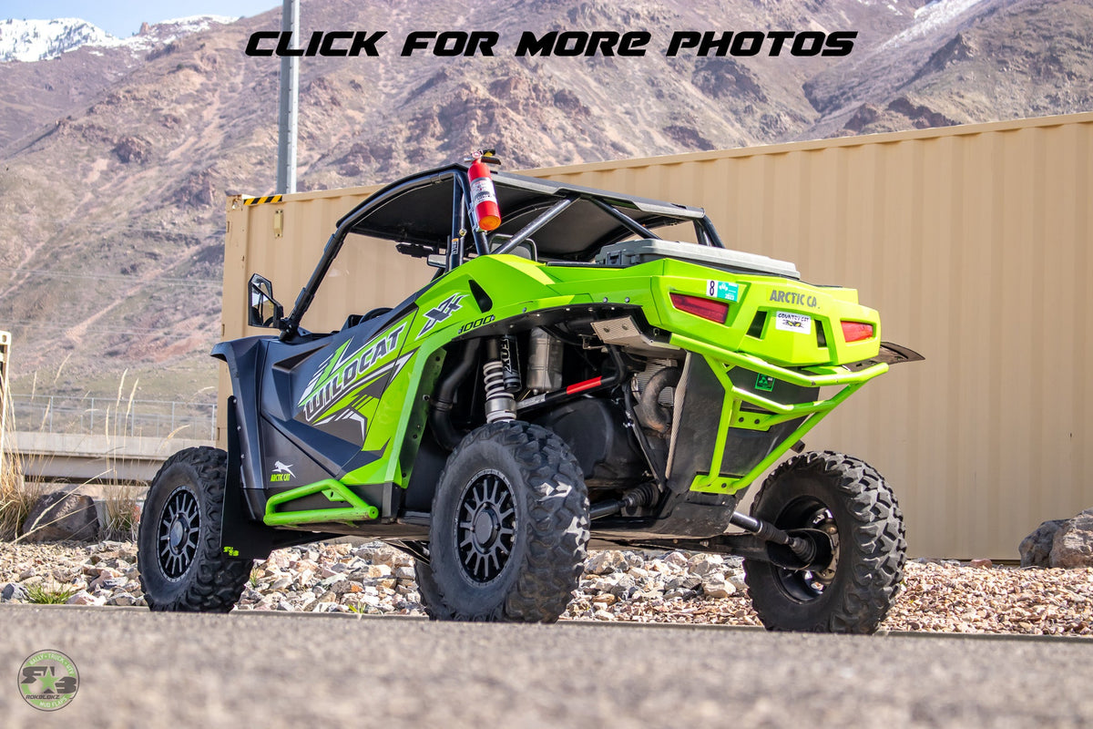 RokBlokz Arctic Cat WILDCAT XX 2018+ Fender Flare Extensions/Mud Flaps F&R