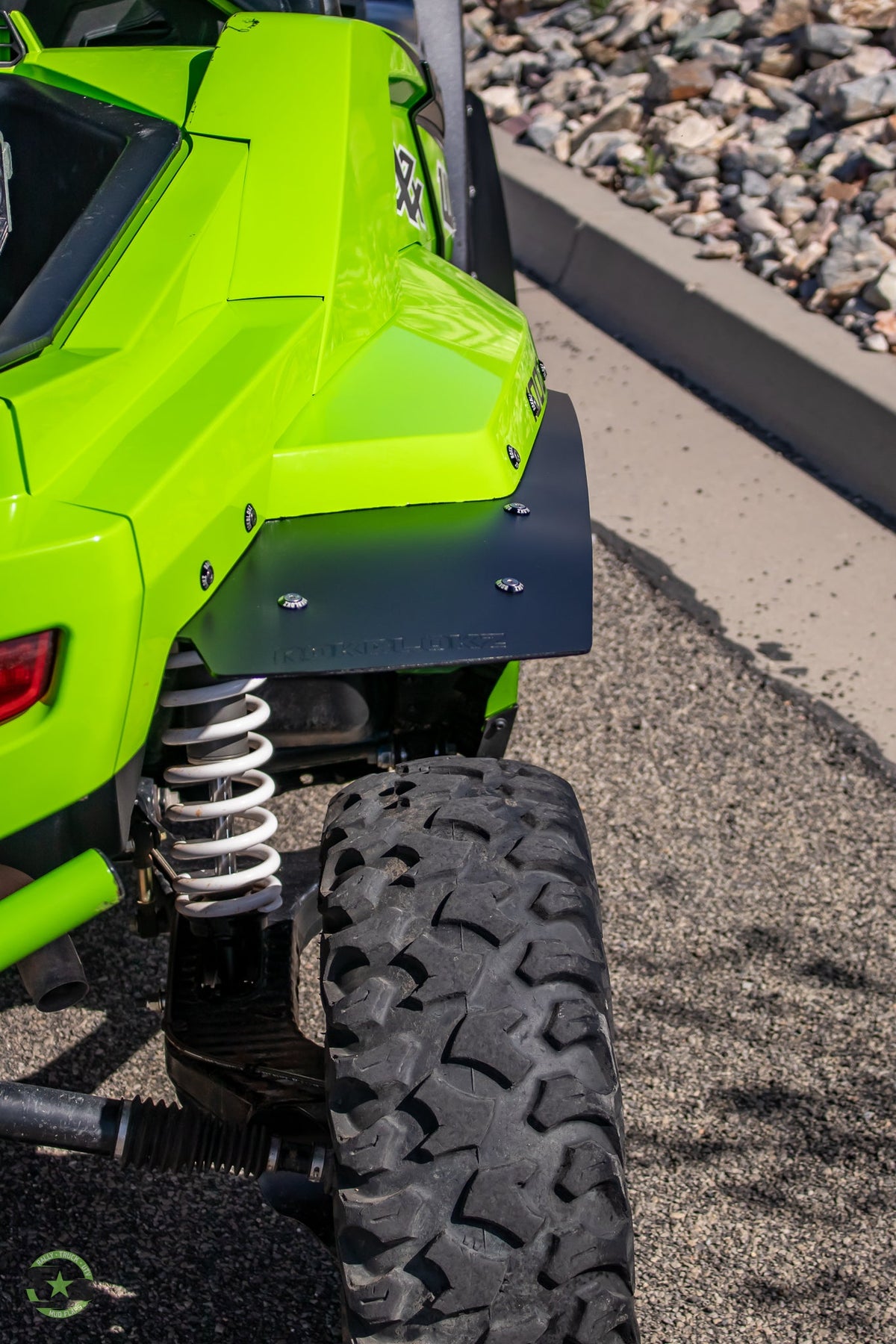 RokBlokz Arctic Cat WILDCAT XX 2018+ Fender Flare Extensions/Mud Flaps F&R