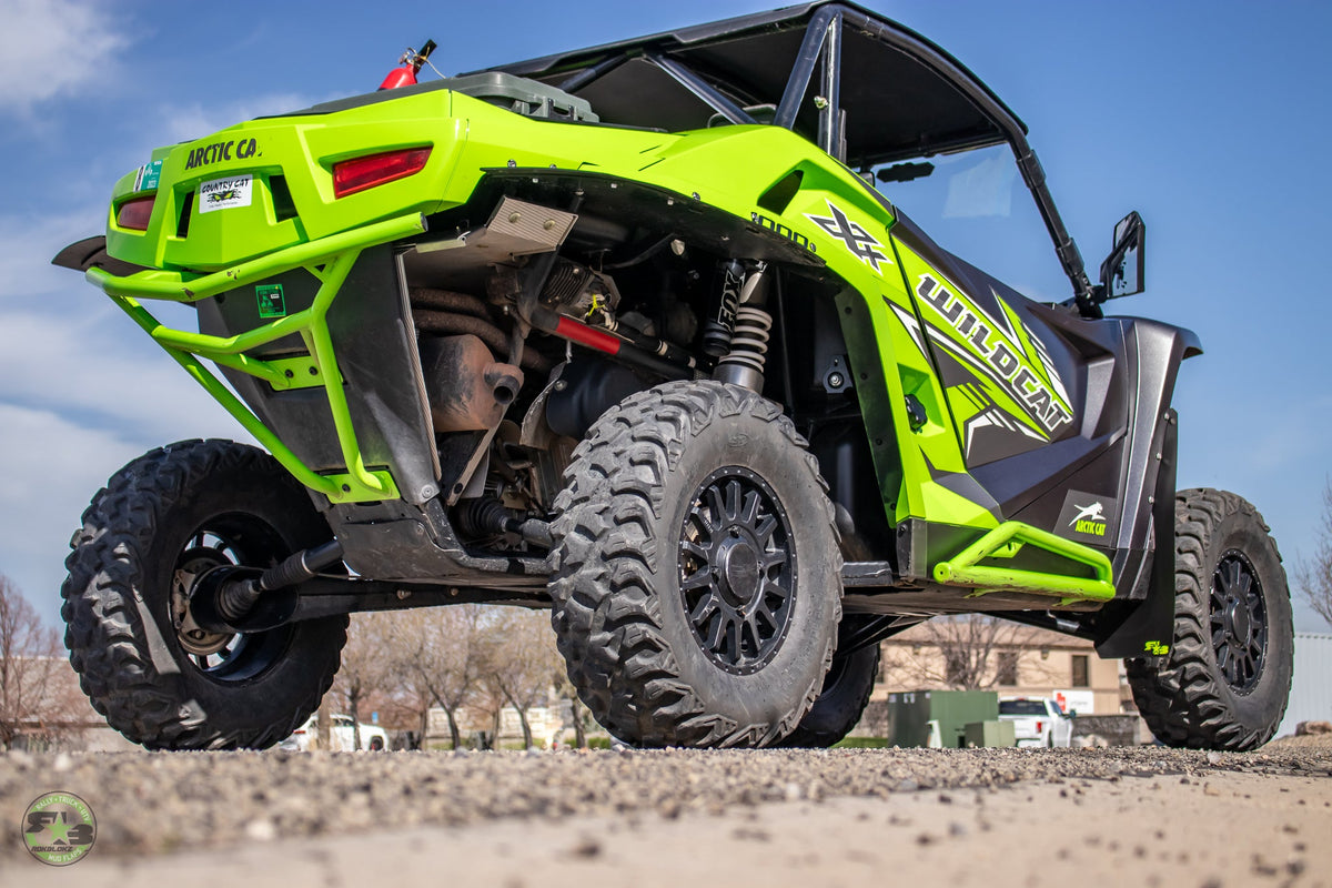 RokBlokz Arctic Cat WILDCAT XX 2018+ Fender Flare Extensions/Mud Flaps F&R