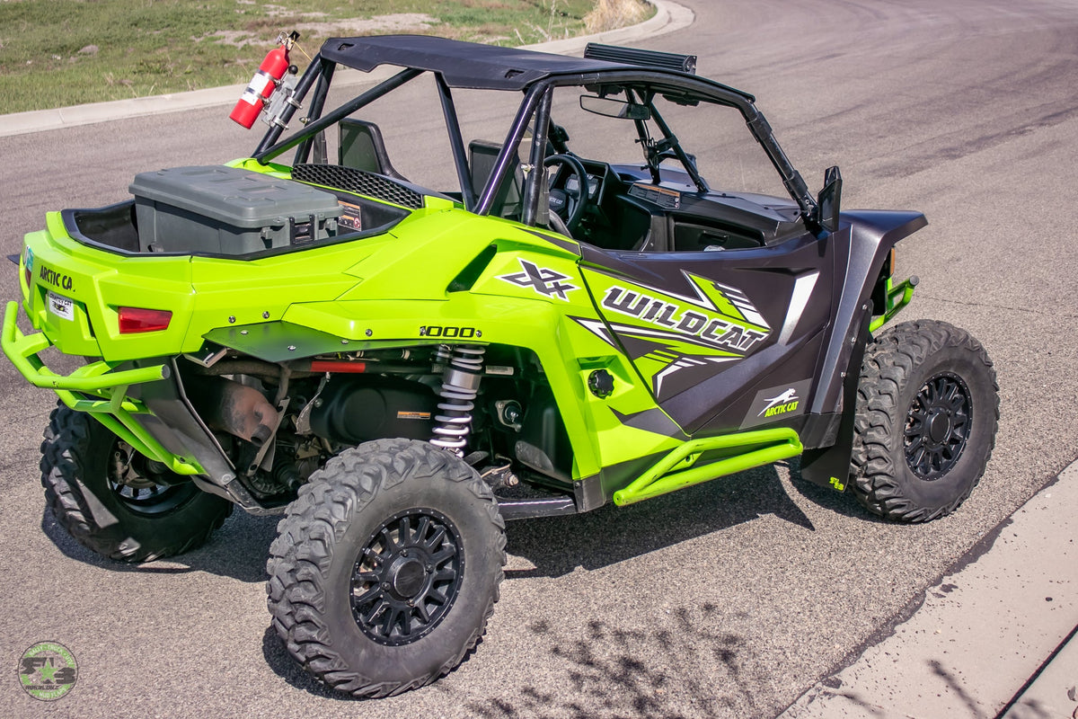 RokBlokz Arctic Cat WILDCAT XX 2018+ Fender Flare Extensions/Mud Flaps F&R
