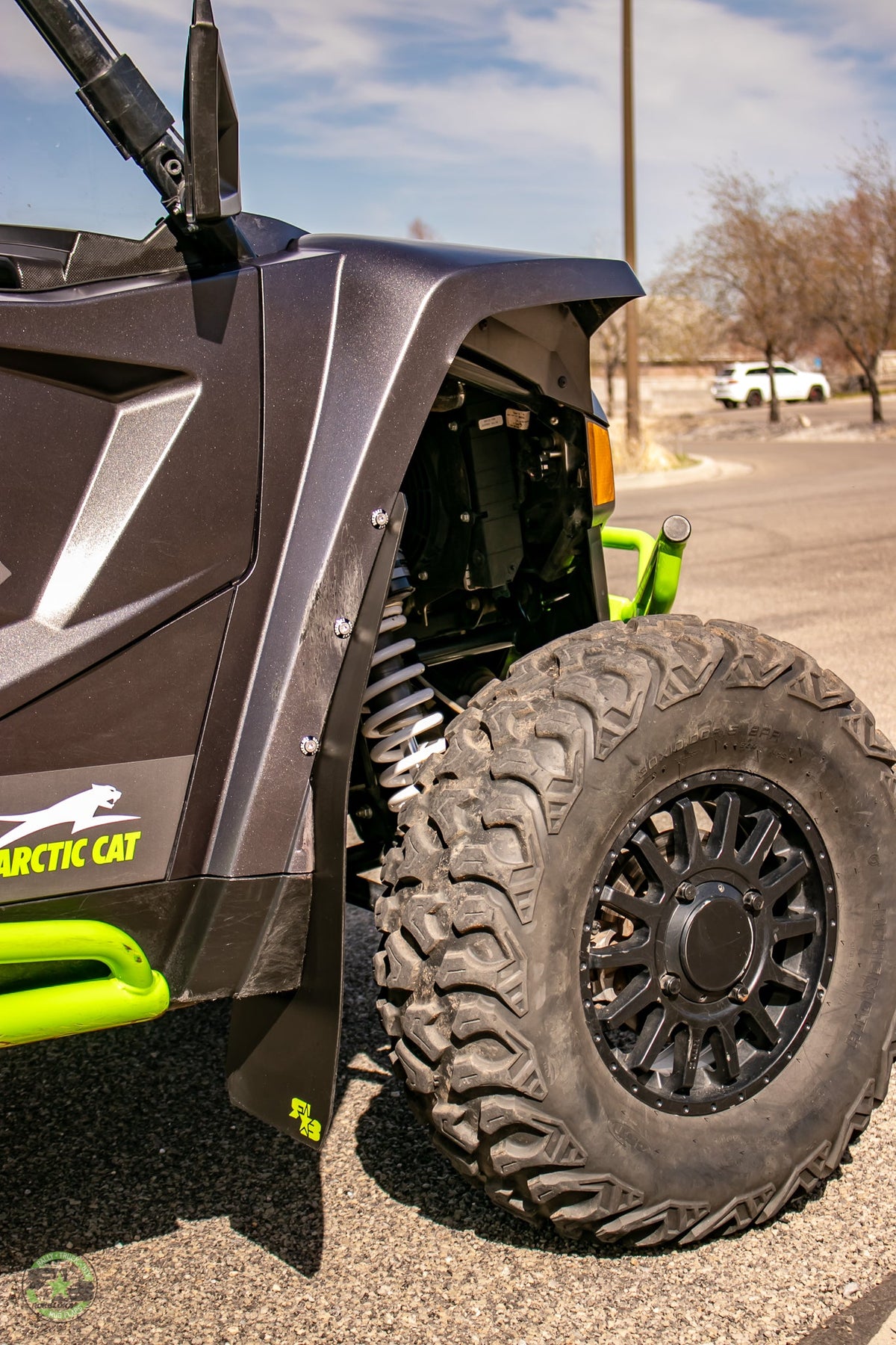 RokBlokz Arctic Cat WILDCAT XX 2018+ Fender Flare Extensions/Mud Flaps F&R