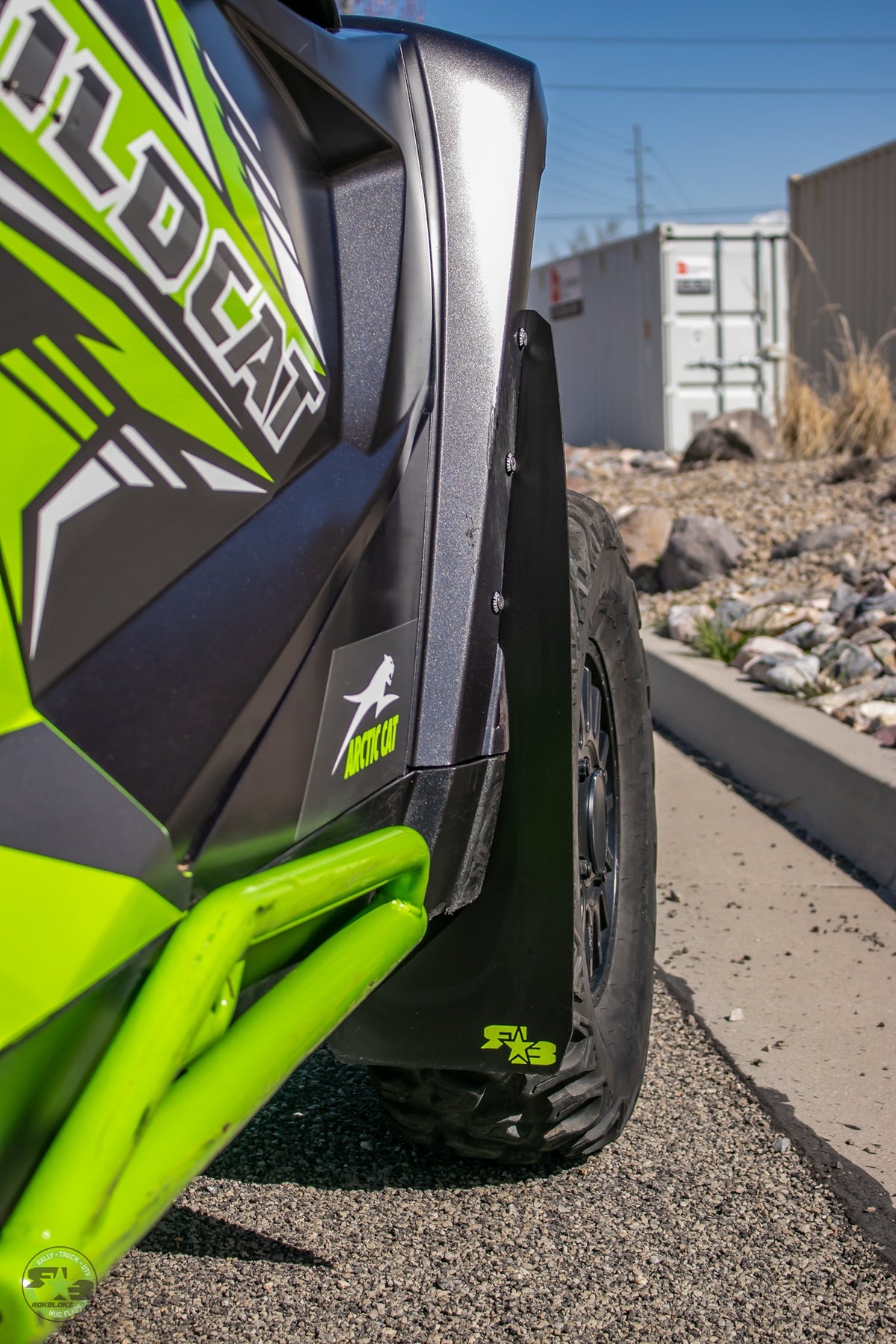 RokBlokz Arctic Cat WILDCAT XX 2018+ Fender Flare Extensions/Mud Flaps F&R
