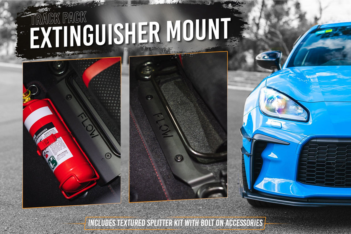 Flow Designs - GR86 ZN8 Full Lip Splitter Set (TEXTURED BLACK)