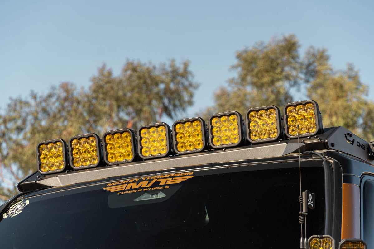 DV8 Offroad - 2024-2026 Toyota Land Cruiser & Lexus GX 550 Roof Rack Light Mount - RRTL4-01L