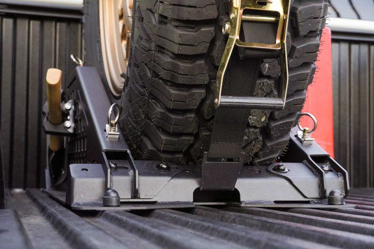 DV8 Offroad - Truck Bed Universal Tire Carrier & Accessory Mount - UNBM-01