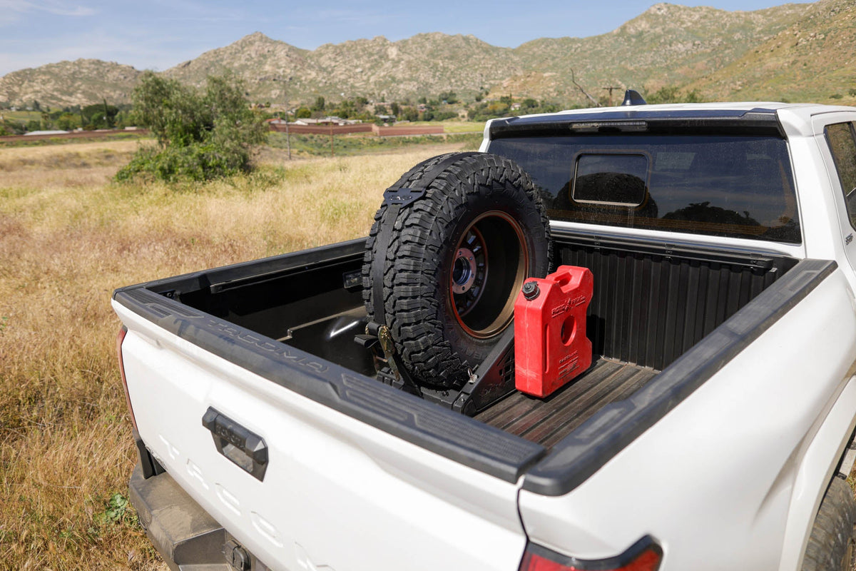 DV8 Offroad - Truck Bed Universal Tire Carrier & Accessory Mount - UNBM-01