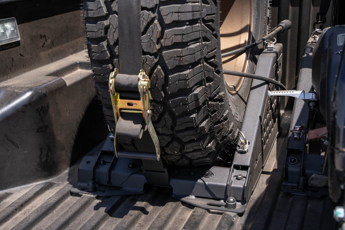 DV8 Offroad - Truck Bed Universal Tire Carrier & Accessory Mount - UNBM-01