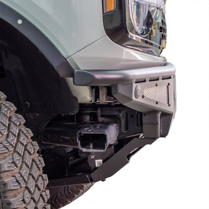 Turn Offroad 2021+ Ford Bronco Baja Front Bumper & Skid Plate - FB2-M1 for 2021-2026 Ford Bronco - close-up